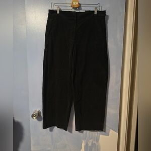 COS Black Corduroy Barrel Leg Pants 8